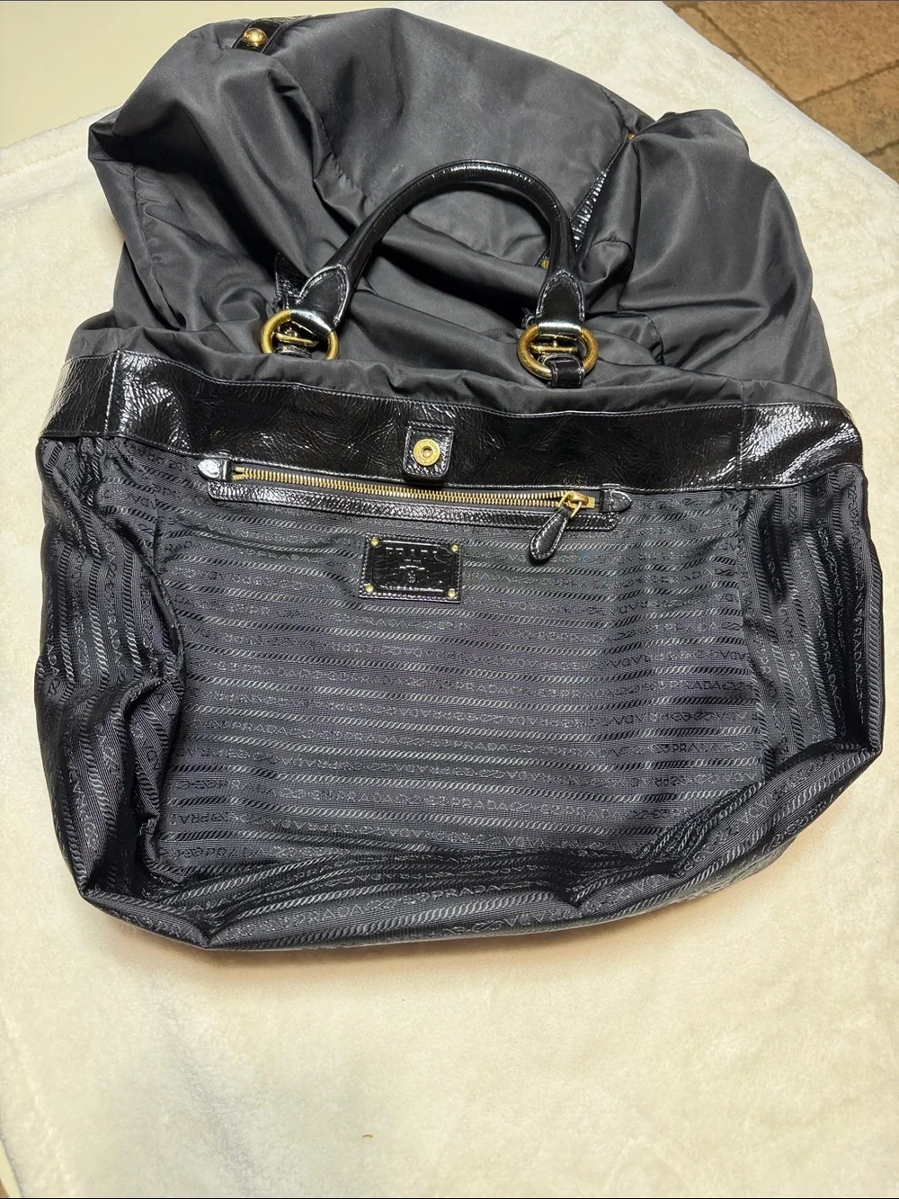 Prada Tessuto Pietre Tote GORGEOUS in Great Pre-Loved Shape See all pics 🙏